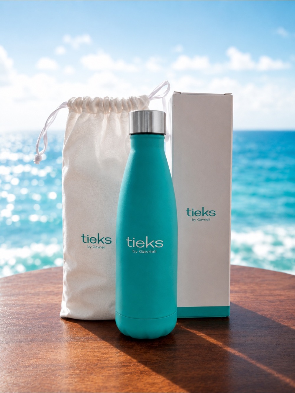 Tieks vault gift Insulated Water Bottle with pouch